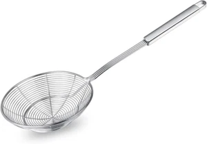 Spider Strainer Skimmer, Stainless Steel Asian Strainer Ladle Frying Spoon With - Picture 1 of 12
