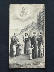 holy card chromolithography santino image pieuse "SAN JUAN BOSCO" - Picture 1 of 1