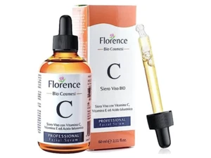 Florence 60Ml. Bio Siero Vitamina C E Vit. E. Siero Viso Acido Ialuronico Antiru - Foto 1 di 6