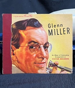 Lot Of 4 In Album 78 rpm Victor Glenn Miller, Chattanooga Choo Choo, & 7 more. - Picture 1 of 10