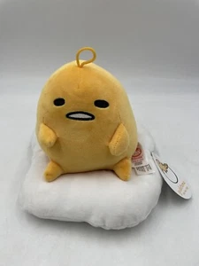 Fiesta Sanrio Gudetama Meh The Lazy Egg Plush Stuffed Animal 8” tall loop NWT - Picture 1 of 9