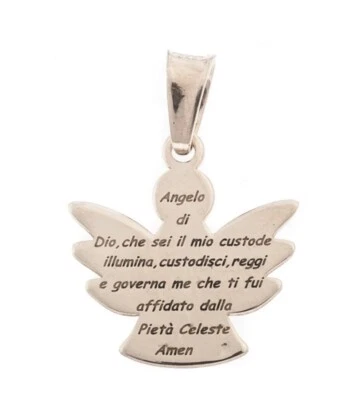 Ciondolo Angelo Per Collana Argento 925 - Immagine 1 di 2