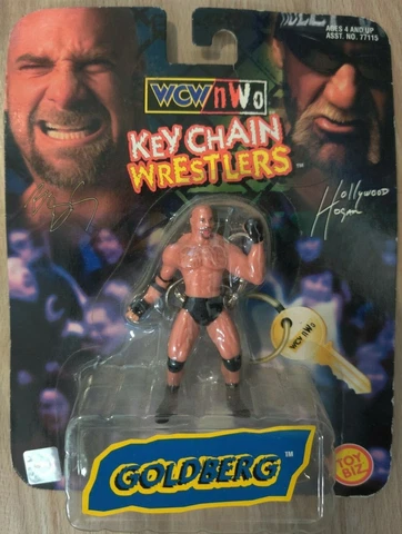 WCW NWO Keychain Wrestlers Goldberg Cover