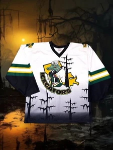 Authentic Vtg 90s LOUISIANA ICE GATORS Jersey Halloween Swamphockey Rare Signed - Picture 1 of 10