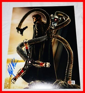 🔥 Imagen Beckett firmada autografiada por Alfred Molina Dr. Octopus Spider-Man 11X14 - Imagen 1 de 4