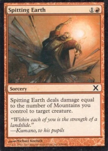 4X SPITTING EARTH RED 10TH TENTH EDITION MTG MAGIC HP X4 (yourdeckbuilder) - Picture 1 of 1