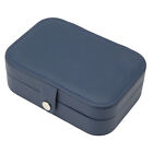 Portable Jewelry Box Pu Leather Large Capacity 2 Layers Travel Jewelry