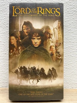 Vtg 2001 The Lord Of The Rings The Fellowship Of The Ring VHS Movie Sealed - Image 1 of 4