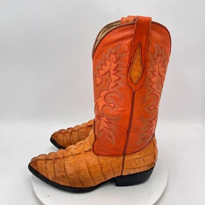 Bota caubói ocidental El Compadre masculina tamanho México 27,5 EUA 9 marrom - Imagem 1 de 4