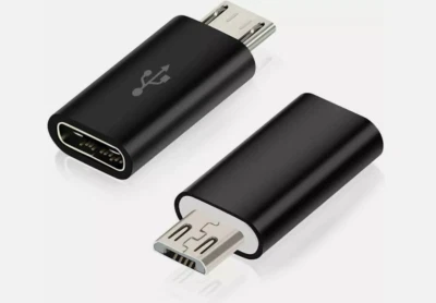 USB Type C Female to Micro USB Male Adapter Converter Micro Converter Adaptor UK - Image 1 of 4