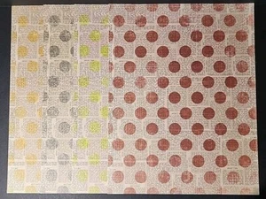 Scrapbook Paper 8.5 X 11 *Polka Dots on Newspaper Print* 16 Sheets - Picture 1 of 10