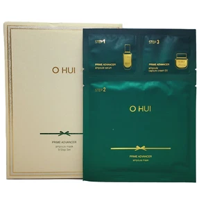O HUI Prime Advancer Ampoule Mask 3-Step Set 8pcs Anti Wrinkle Moisture K-Beauty - Picture 1 of 8