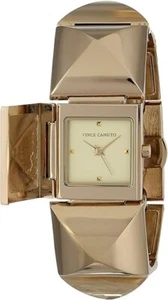 Vince Camuto Women's VC/5026CHGB Gold-Tone Pyramid Bracelet Covered Dial Watch - Picture 1 of 7