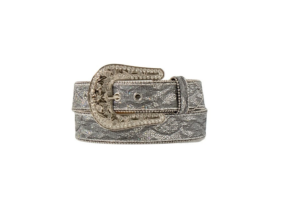 Cinturón Nocona Western para mujer superposición de encaje brillante grabado N320006836 Foto 1 de 1