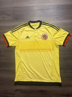 Camiseta Adidas Climacool Amarela Seleção Nacional de Futebol 2015 Botão Tamanho G - Imagem 1 de 4