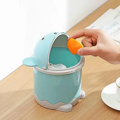  2 Pcs Badezimmer-Mülleimer Mülleimer-räder Mit Deckel Kleine Mülldose - Bild 1 von 4