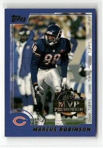 2000 Topps #sin Marcus Robinson MVP promoción Chicago Bears - Imagen 1 de 2