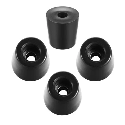 UXCELL Rubber Feet Bumpers Pads 20x16x20mm Black 4pcs
