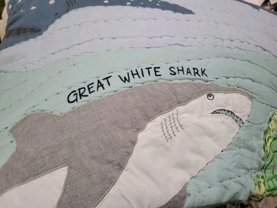 Pottery Barn Kids Save Our Seas Full/Queen Quilt   - Image 1 of 3