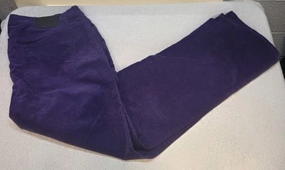 Pantalones de pana Ralph Lauren talla 18W para mujer púrpura clásico recto plus nuevos con etiquetas Foto 1 de 4