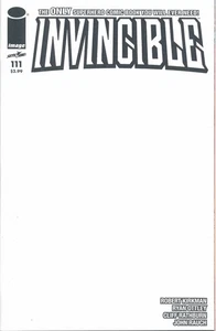 Invincible #111 Blank Sketch Variant (Image, 2014) Skybound Kirkman Ottley - Picture 1 of 2