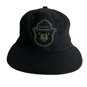 Filson x Ebbets Field Flannels Smokey Bear Logger Cap - Black - Made In The USA - Bild 1 von 11