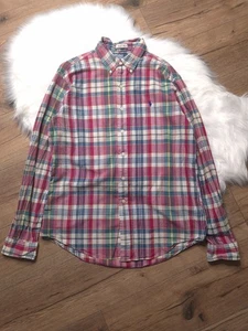 Ralph Lauren leichtes Herrenhemd mehrfarbig blutend Madras kariert Größe L - Bild 1 von 10