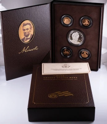 2009 U.S. Mint Lincoln Coin & Chronicles Set with Silver $1  - Image 1 of 4