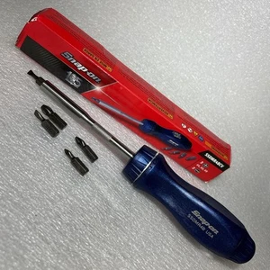 Snap-on Tools 105th Anniversary Hard Grip Ratcheting Screwdriver SSDMR4BCV - Picture 1 of 14