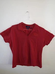 U.S. Army JROTC Collared Short Sleeve Red T-Shirt Women’s Size XL - Picture 1 of 6