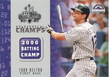 2003 Donruss Champions Statistical Champs #SC-21 Todd Helton Colorado Rockies