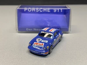 Porsche 911 Carrera racing car Dörsch Gerhard Müller #28 Euro Modell H0 1:87 - Picture 1 of 12