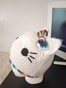 Hello Kitty Crocheted Beanie - Picture 1 of 4