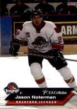2008-09 Rockford IceHogs Anniversary Set #12 Jason Notermann Rochester Minnesota