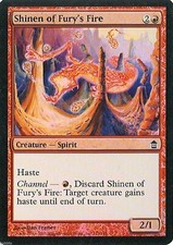 MTG - SOK - Shinen of Fury's Fire - 2X - Foil - NM