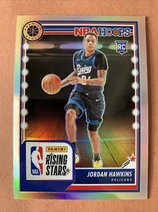 Jordan Hawkins Rookie Card RC 2023 Hoops Premium Stock Rising Stars Silver Prizm - Bild 1 von 2