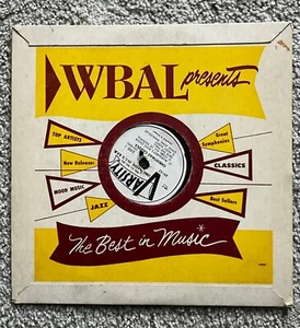 WBAL Presents The Best In Music 10' Merry Christmas Sons 69152 RPM 33 RARE - Picture 1 of 2