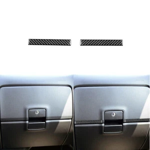 Carbon Fiber Lower Glove Box Accent Cover Trim For Silverado GMC SIERRA 2014-18 - Picture 1 of 12
