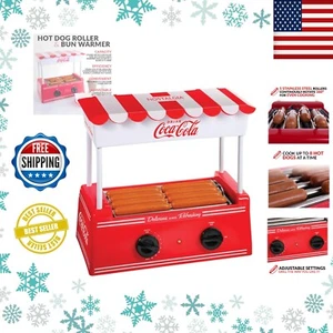 Nostalgia Máquina de 6 rodillos de acero inoxidable para cocer 8 perros calie... - Imagen 1 de 9