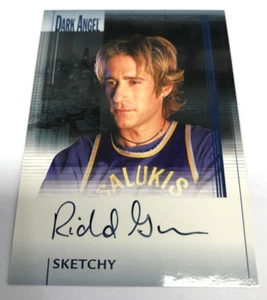 2002 TOPPS DARK ANGEL TRADING CARD AUTOGRAPHED CARD RICHARD GUNN AS SKETCHY - Picture 1 of 2