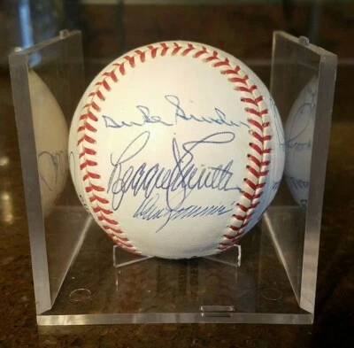 LA Dodgers Fantasty Camp Baseball Signed 10 auto Duke Snider Roe Branca Erskine  - Image 1 of 4