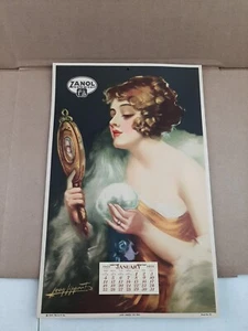 1930 Makeup Ad Calendar - Zanol The Better Way To Live - Leon Lippert Art 14"×9" - Picture 1 of 10