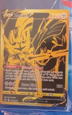 Pokon (Zacian V - SWSH076 - SWSH:) *Sword & Shield Promo* Card - Image 1 of 4