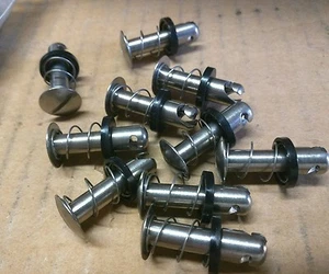 Lote de 10 Nuevos Fijadores Dzus P/N AJ5-100-SS Acero Inoxidable - Imagen 1 de 4