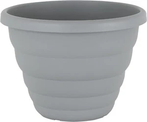 Macetas de plástico gris para plantas de colmena de 40 cm jardineras patio exterior maceta - Imagen 1 de 18