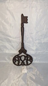 Large 13" Cast Iron Skeleton Key Gothic Rustic Ornate Home Decor NEW NWT - Picture 1 of 6