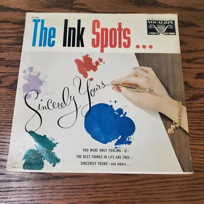 THE INK SPOTS -  Sincerely Yours - Vinyl LP Vocalion VL 3606, vintage, used - Image 1 of 4