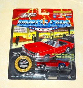 Johnny Lightning Muscle Cars USA 1969 Eliminator Mercury Cougar Red - Picture 1 of 2