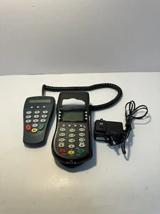 Hypercom T4205 Transaction Terminal Credit Card Process Machine & Keypad P1300 - Picture 1 of 6