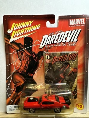 Johnny Lightning Marvel Comics Rel 2 #13 Daredevil ’72 GTO Pro Stock Diecast Car - Image 1 of 4